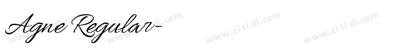 Agne Regular字体转换 Agne Regular字体转换